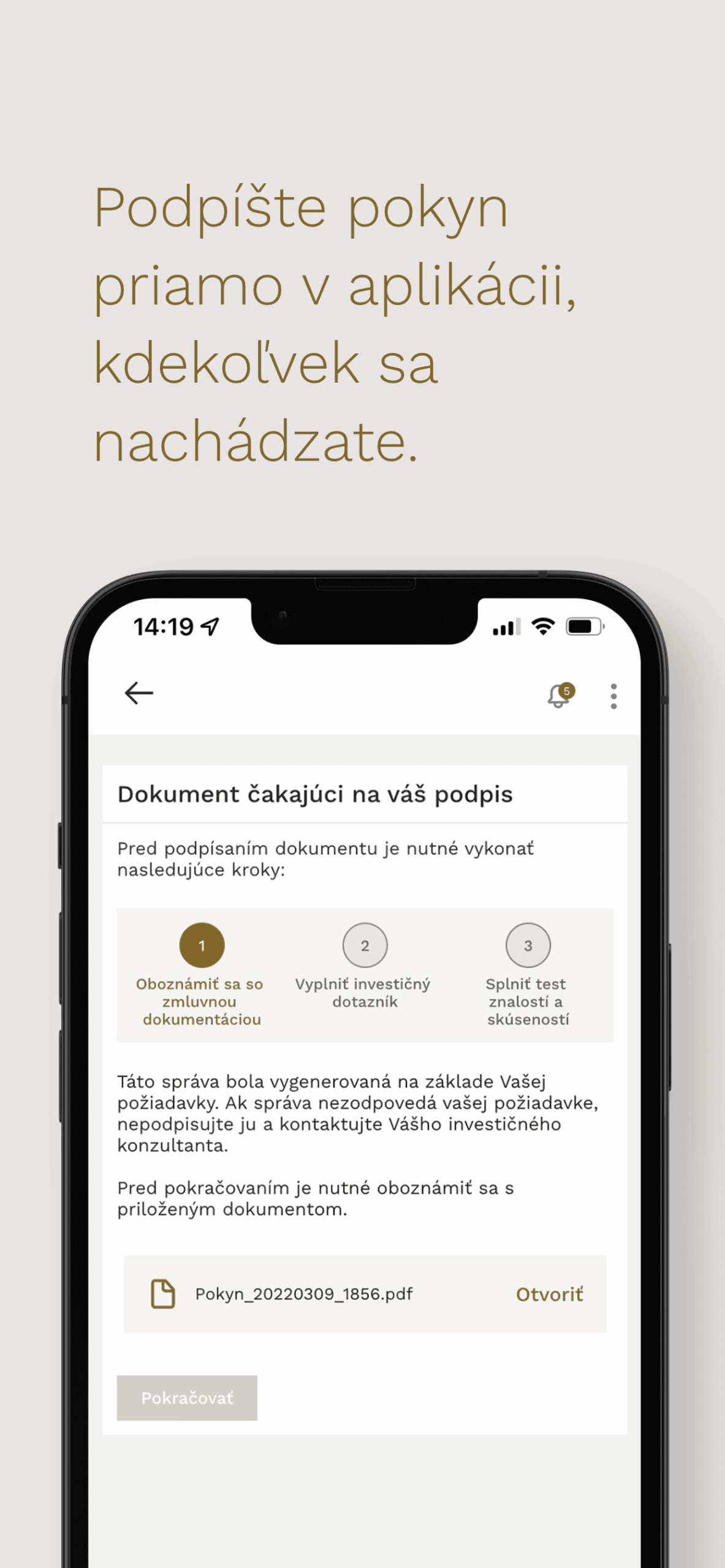 mobilna aplikacia Across Connect