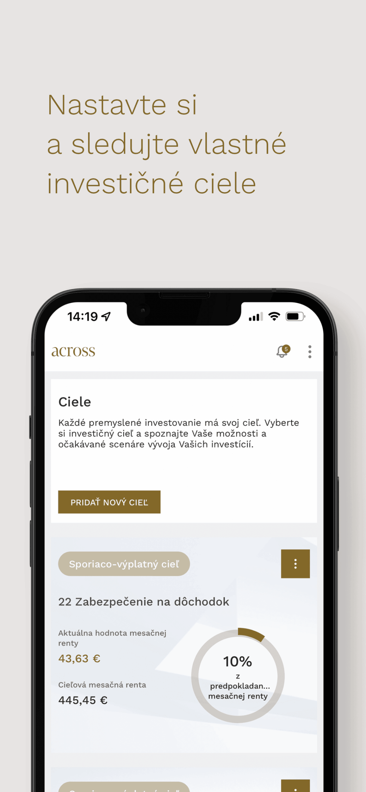 mobilna aplikacia Across Connect