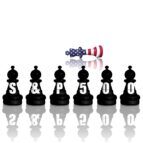 Chess,Made,From,Usa,Flag,And,Word,S,And,P