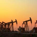 Sunset,Oil,Pump,Jack,In,Thailand