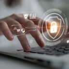 Cyber,Security,Protects,Against,Breaches,,Hacks,,And,Network,Attacks,Using
