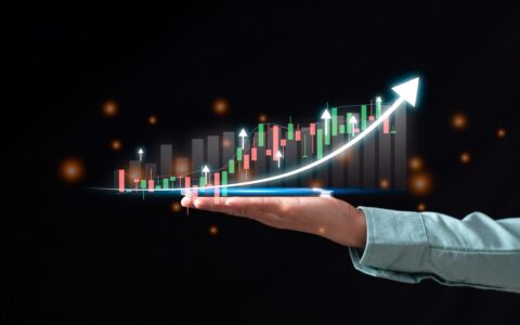 Stock,Market,,Business,Growth,,Progress,Or,Success,Concept.,Planning,And