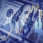 American,Dollars,Banknotes,With,Financial,Stock,Market,Chart,Graph,For