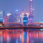 Cityscape,View,Of,Shanghai,City,At,Night.,Skyscraper,Of,Lujiazui